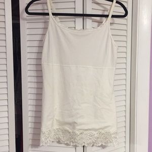 Tops - Lace and rayon cami Tops - Lace and rayon cami